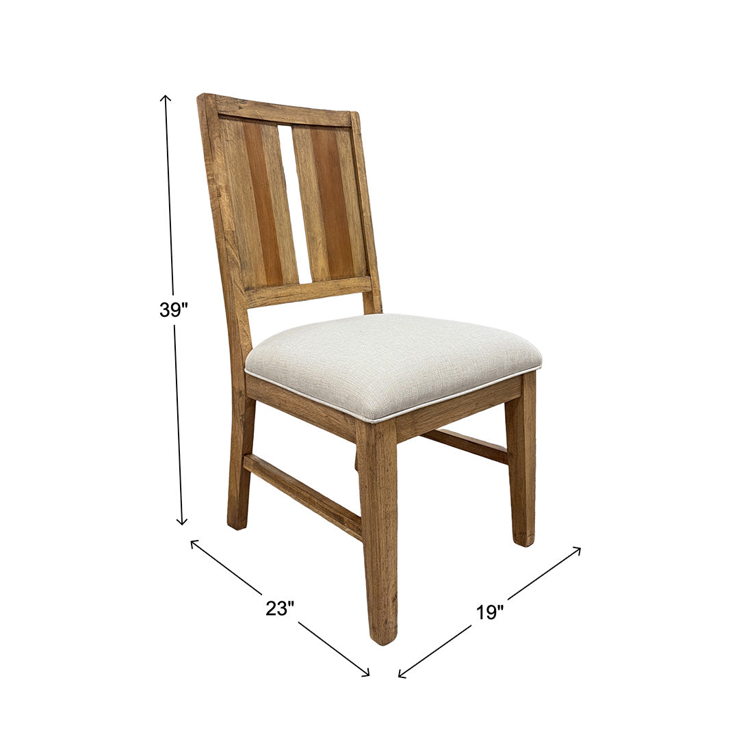 Brown Solid wood La Jolla Dining Set (5pc) (Seats 6-8) from Napa Furniture Designs - Side view