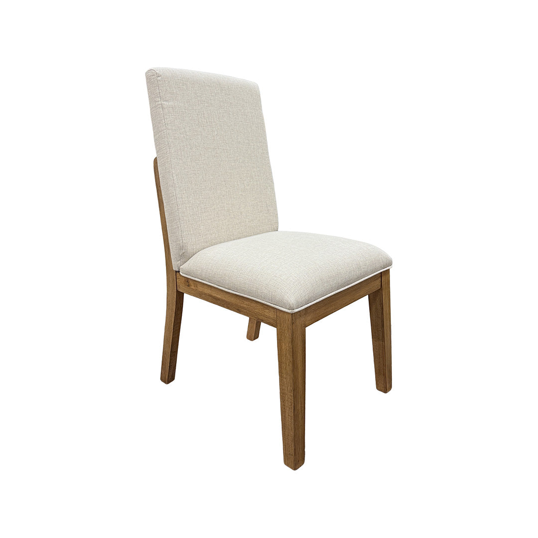 Brown Performance Fabric La Jolla Upholstered Side Chair from Napa Furniture Designs