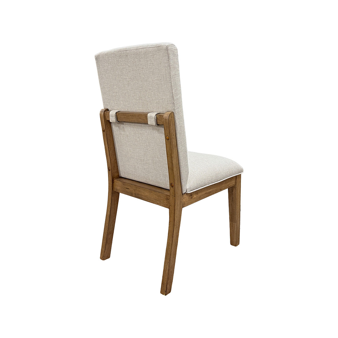 Brown Performance Fabric La Jolla Upholstered Side Chair from Napa Furniture Designs - Additional view 4