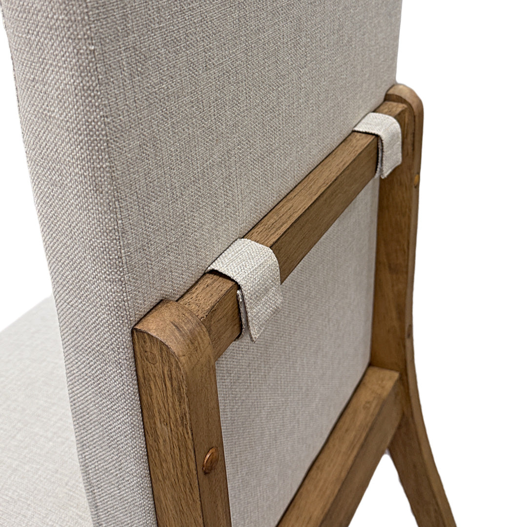 Brown Performance Fabric La Jolla Upholstered Side Chair from Napa Furniture Designs - Additional view 6
