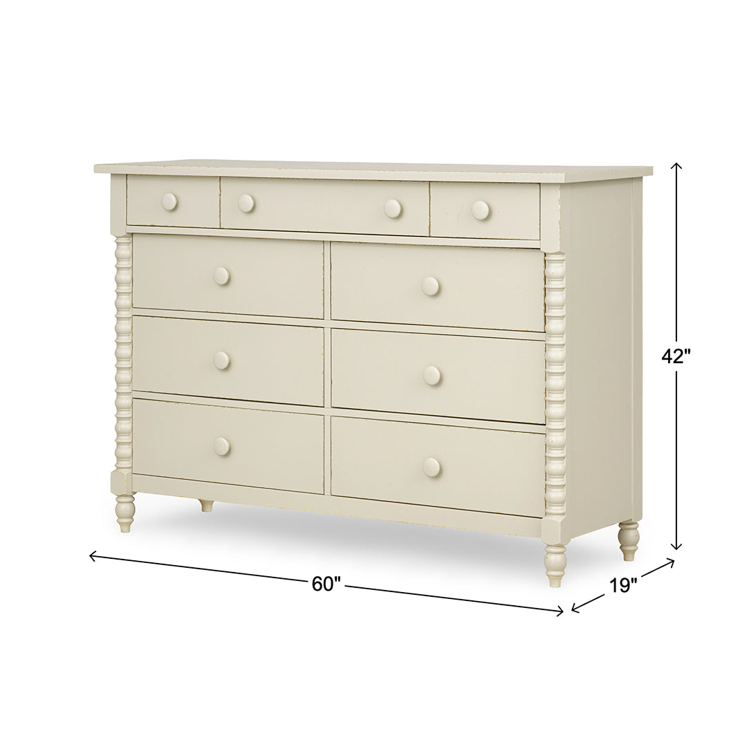 Lake House Dresser from Legacy Classic Furniture in Veneer - White finish