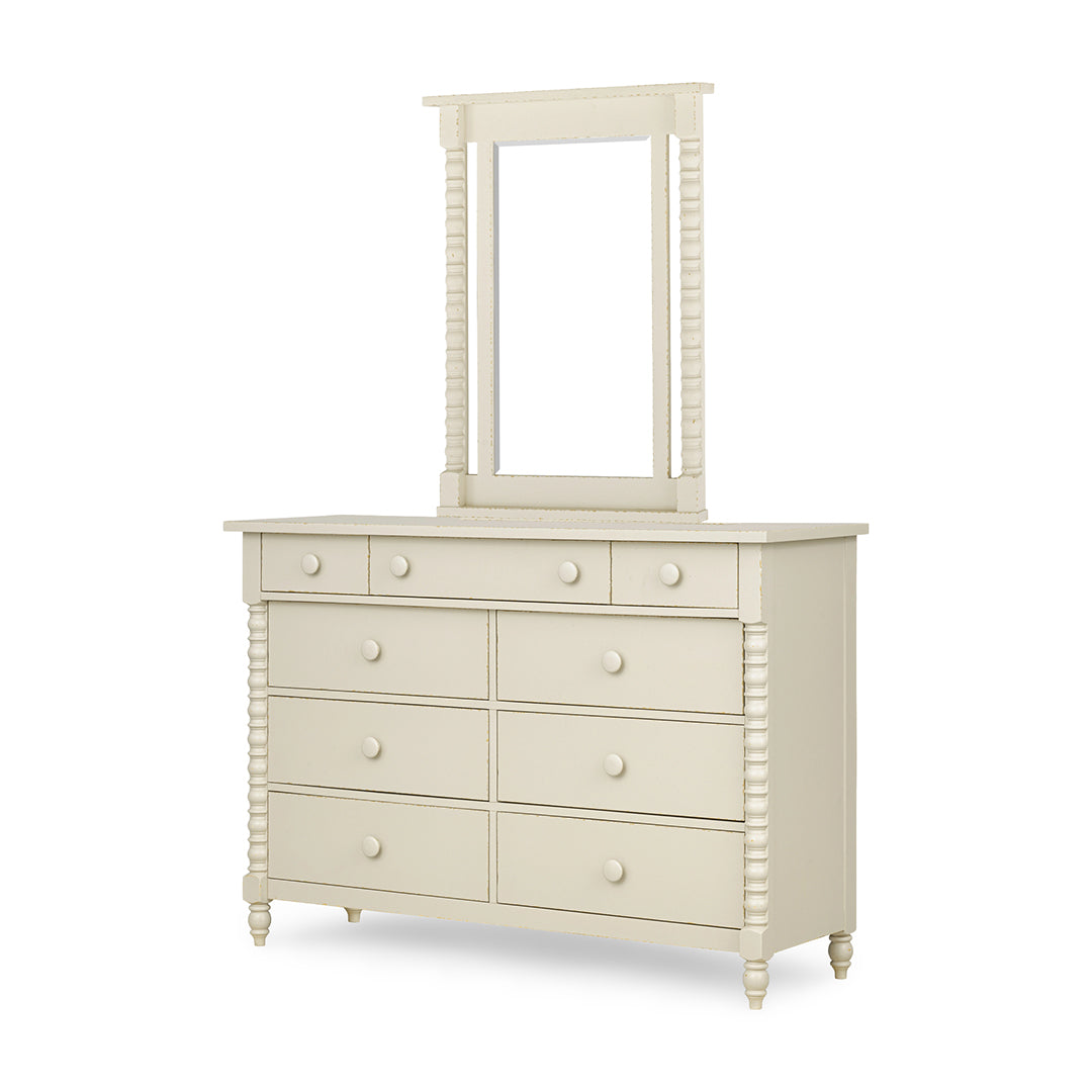 Lake House Mirror from Legacy Classic Furniture in Veneer - White finish