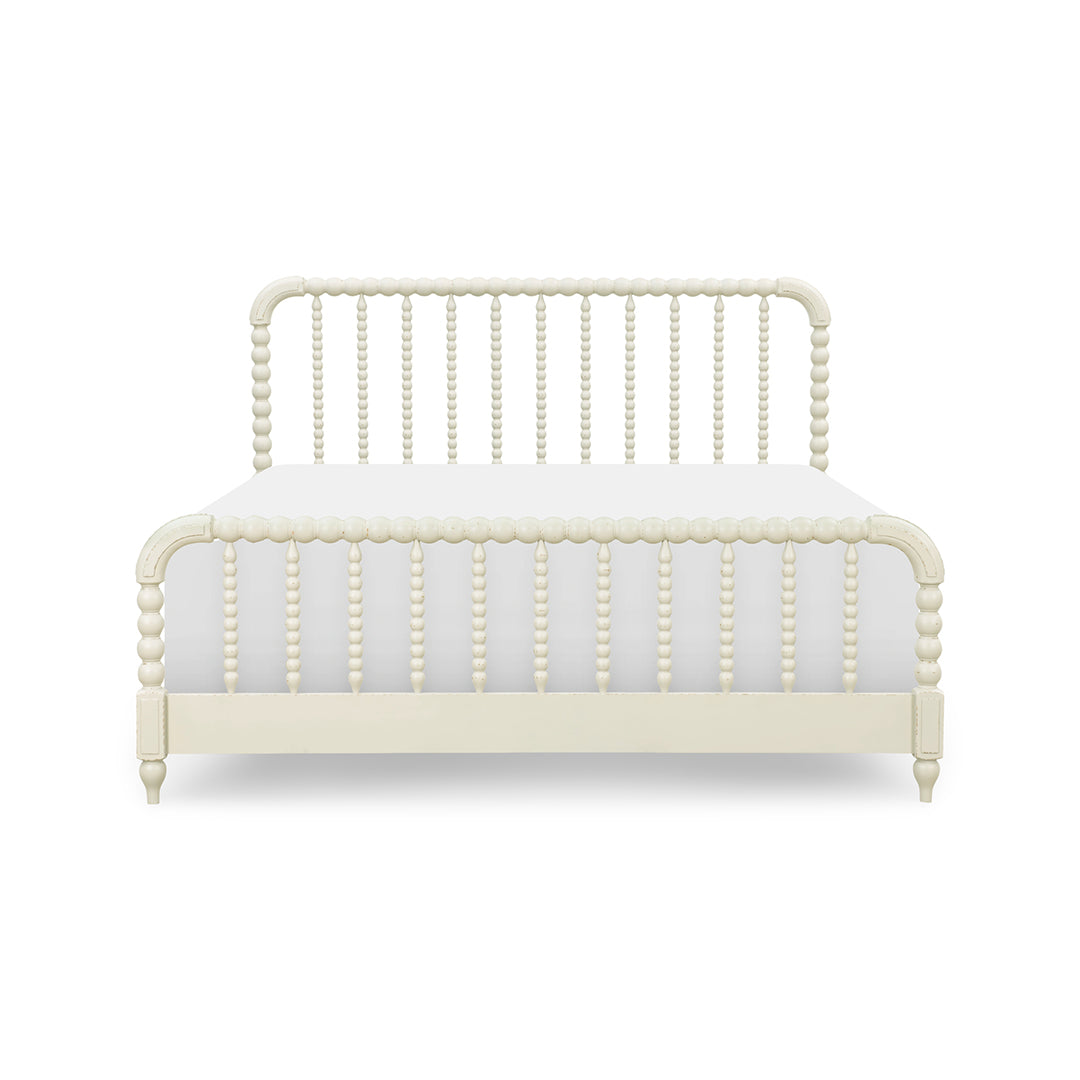 Lake House White Spindle Bed from Legacy Classic Furniture in Queen Veneer - White finish
