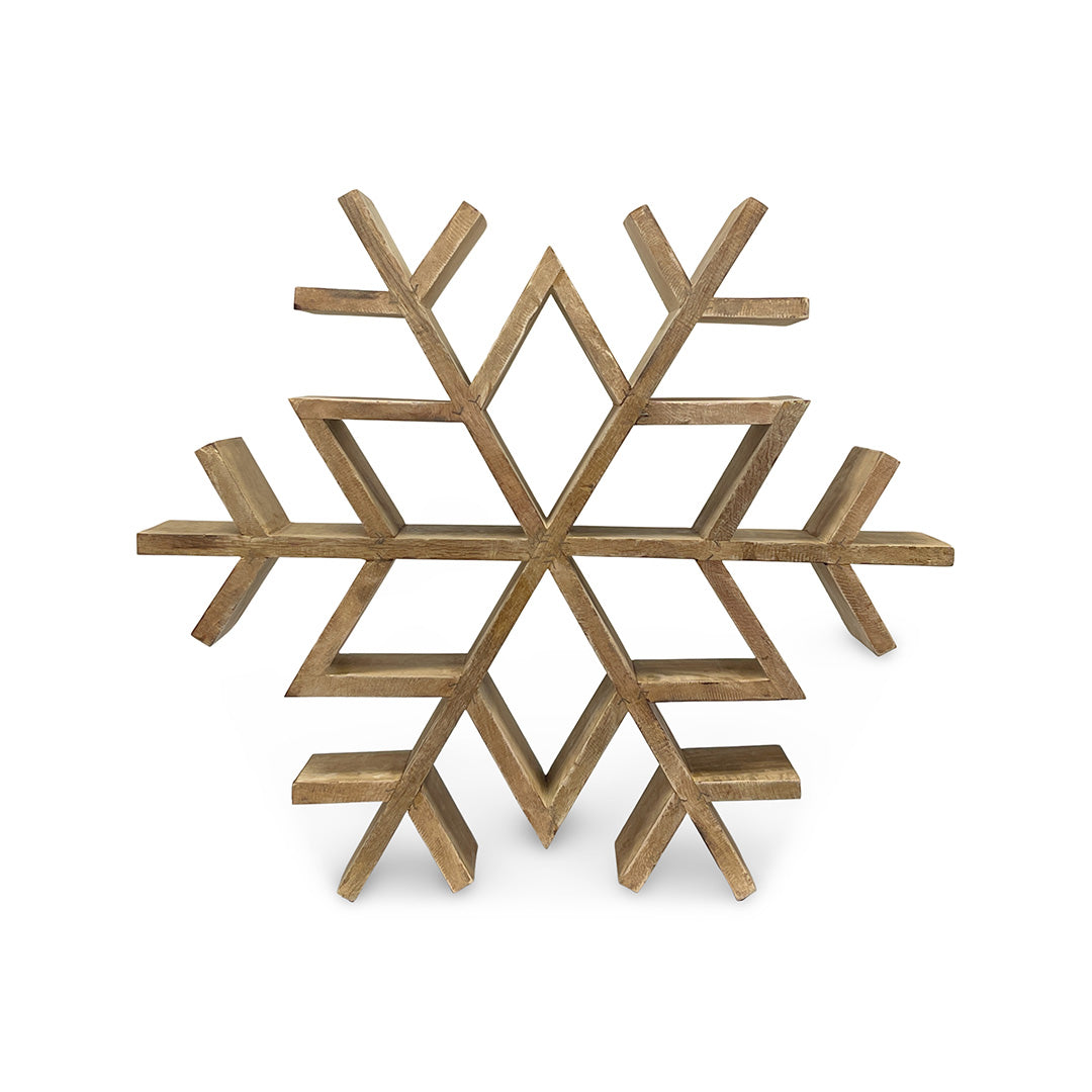 Large Wooden Snowflake