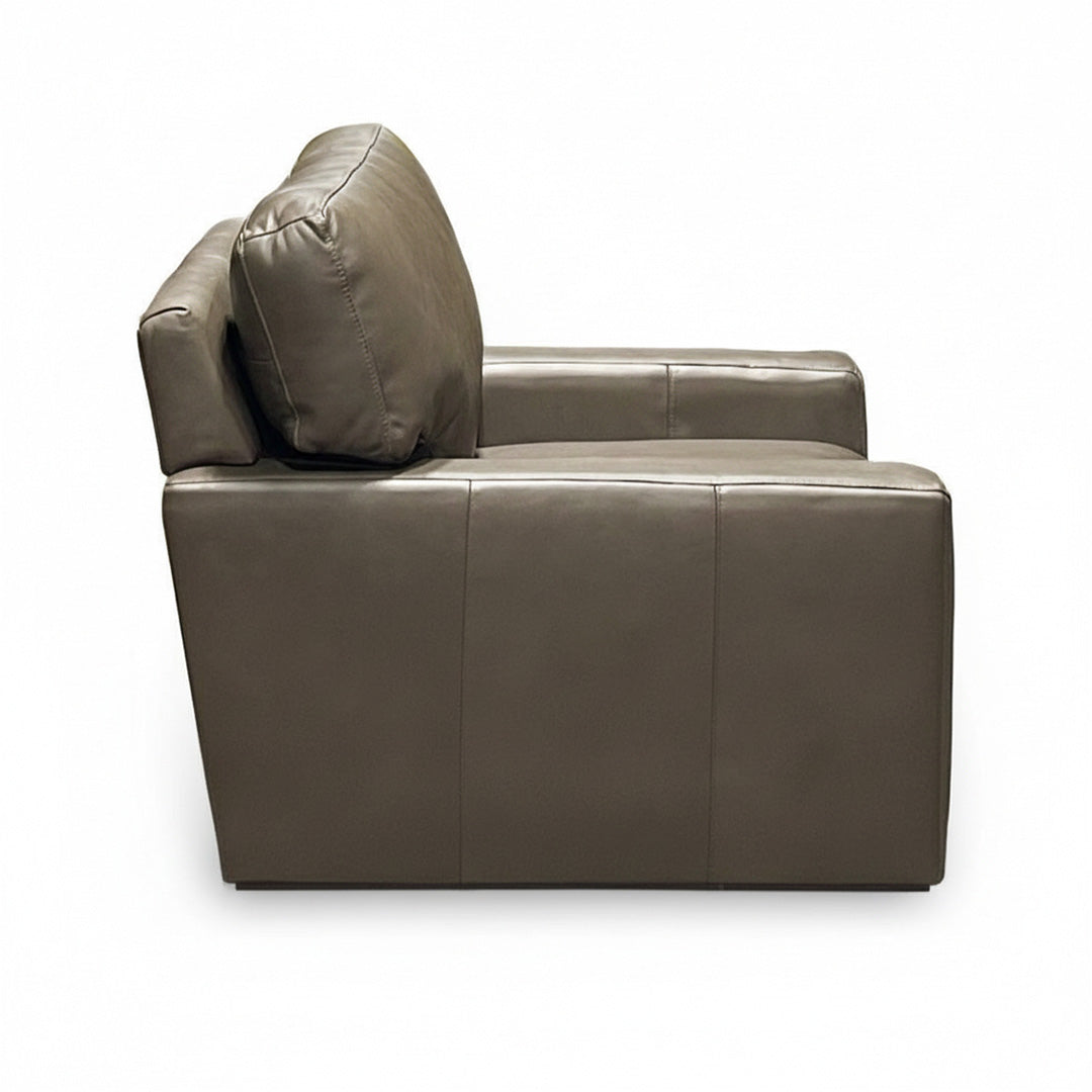 Layla Leather Swivel Chair
