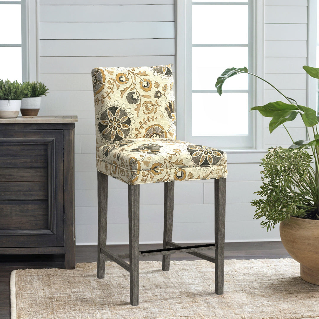 Taburete de mostrador tapizado Lindsay 