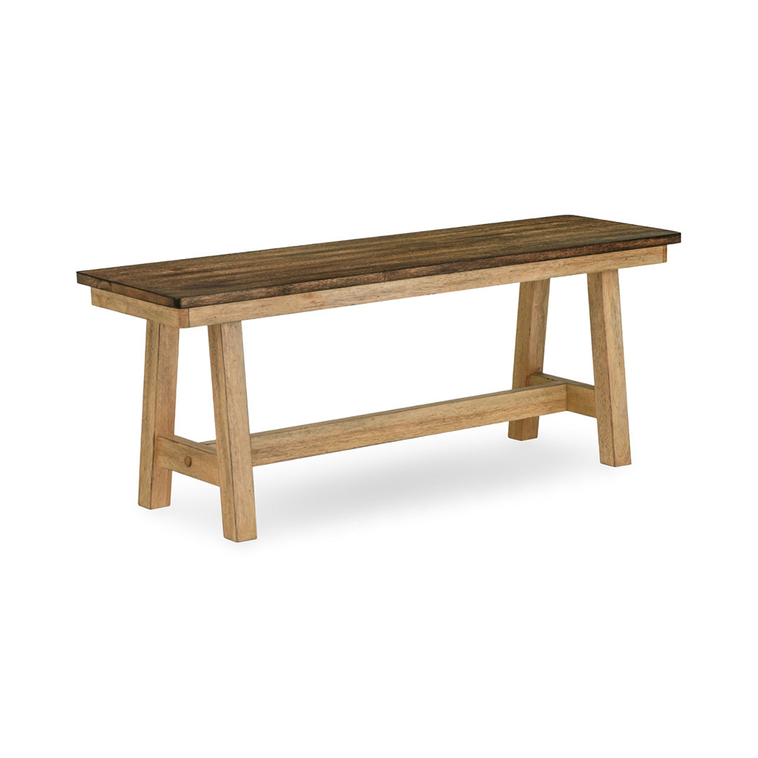 Lindsey Farm Bench from Liberty Furniture in Veneer - Armrest detail