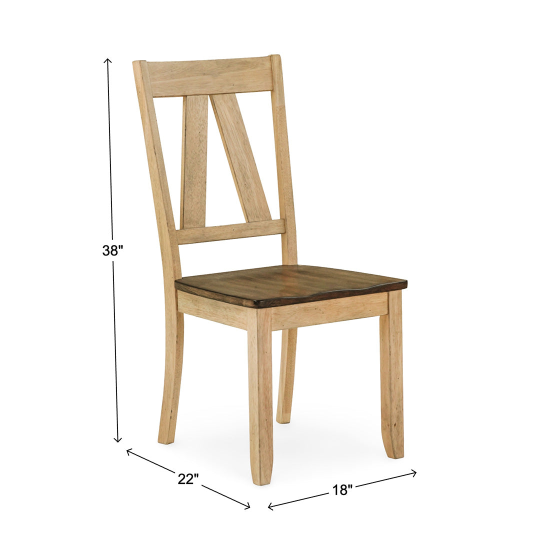 Lindsey Farm Side Chair from Liberty Furniture in Veneer - Side view