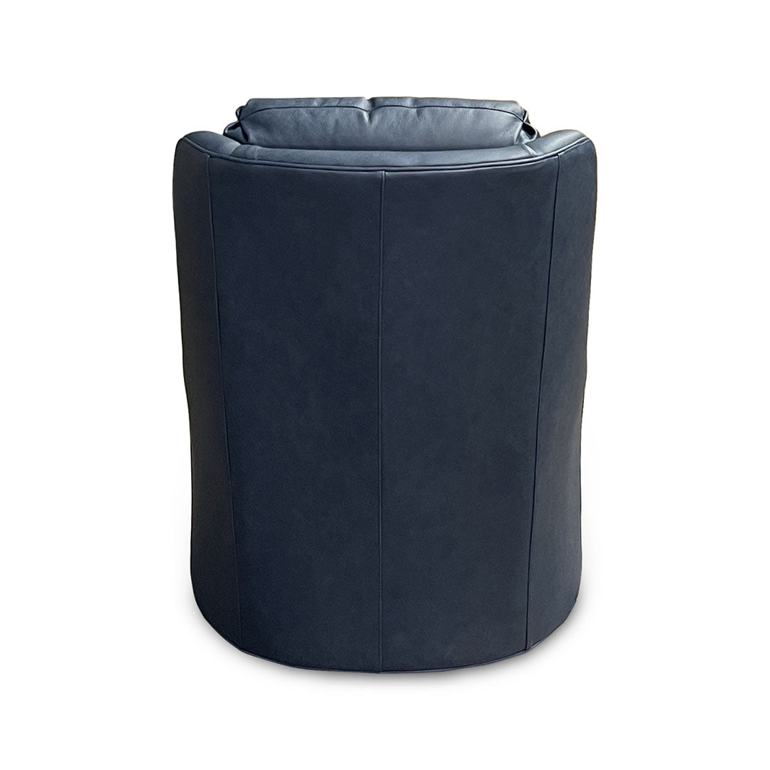 Lisa Leather Swivel Glider