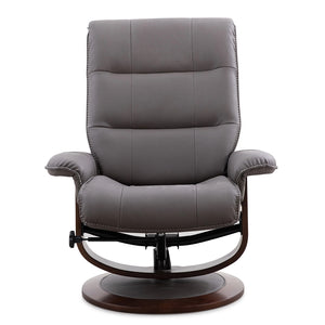Knight Manual Swivel Recliner with Ottoman