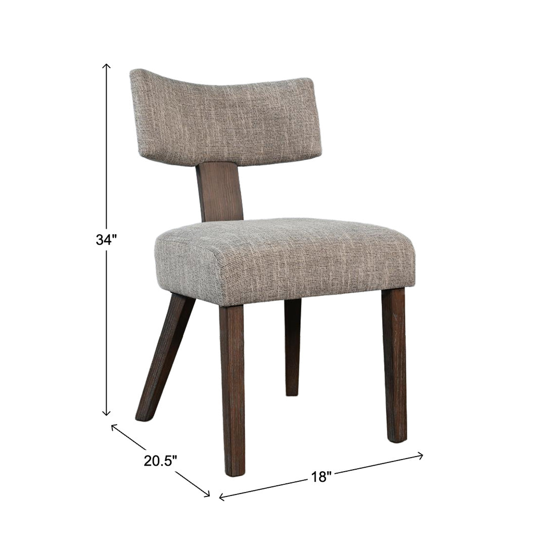 Malibu Upholstered Side Chair from Sunny Designs, Inc. in Brown - Additional view 8
