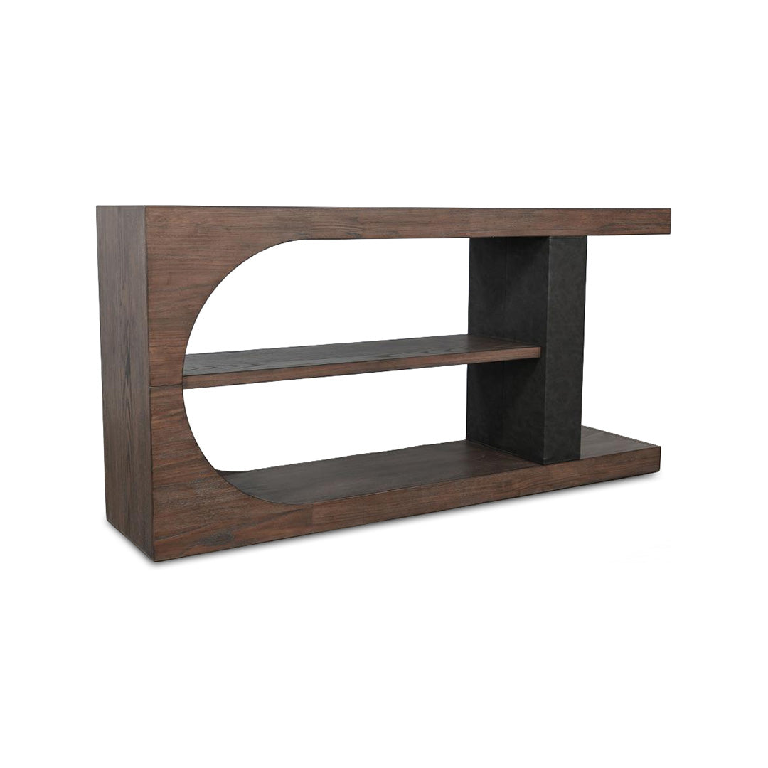 Malibu Sofa Table from Sunny Designs, Inc. in Brown Veneer