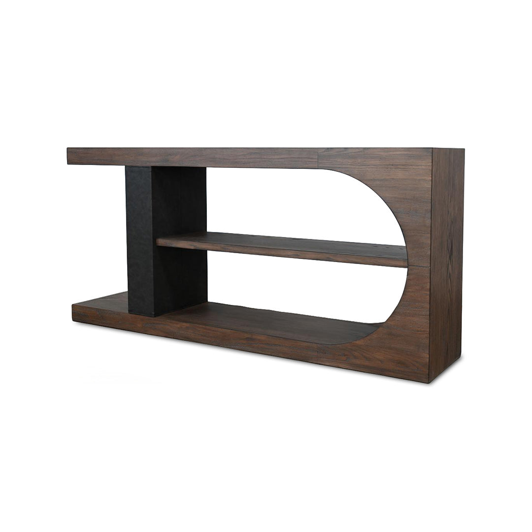 Malibu Sofa Table from Sunny Designs, Inc. in Brown Veneer - Additional view 5