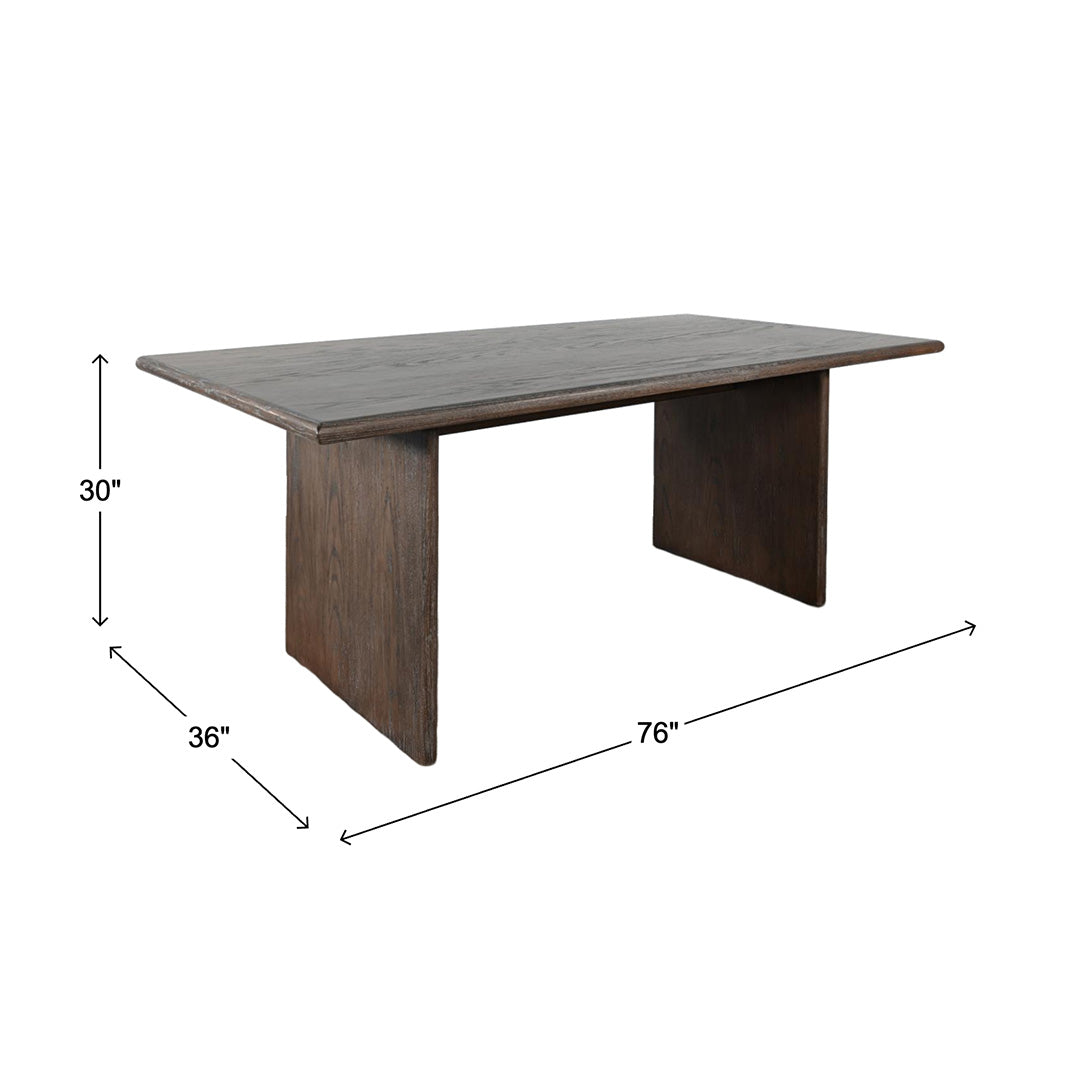 Malibu Dining Table (Seats 4-6) from Sunny Designs, Inc. in Brown Veneer - Additional view 7