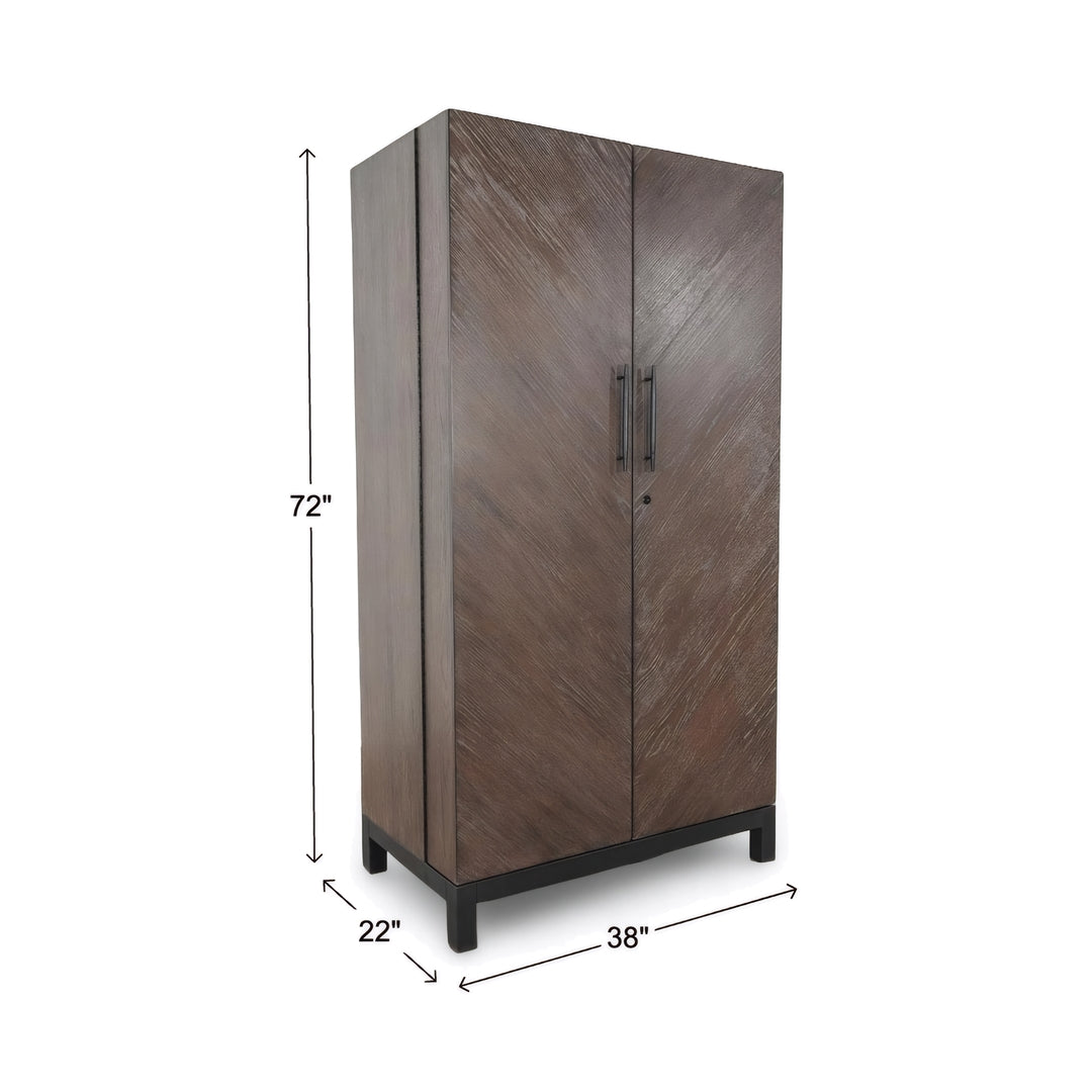 Malibu Bar Cabinet from Sunny Designs, Inc. in Brown Veneer - Additional view 14