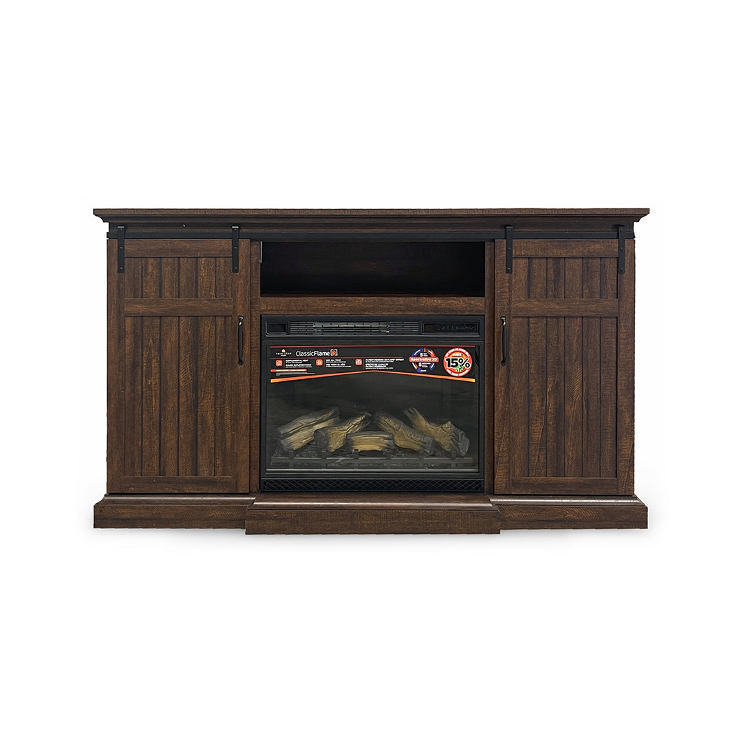 Manning TV Stand with Fireplace Insert