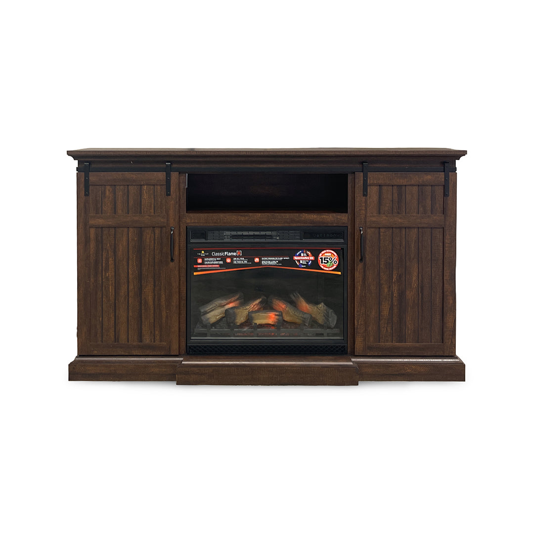Manning TV Stand with Fireplace Insert