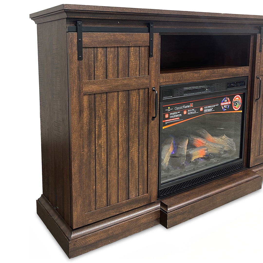 Manning TV Stand with Fireplace Insert