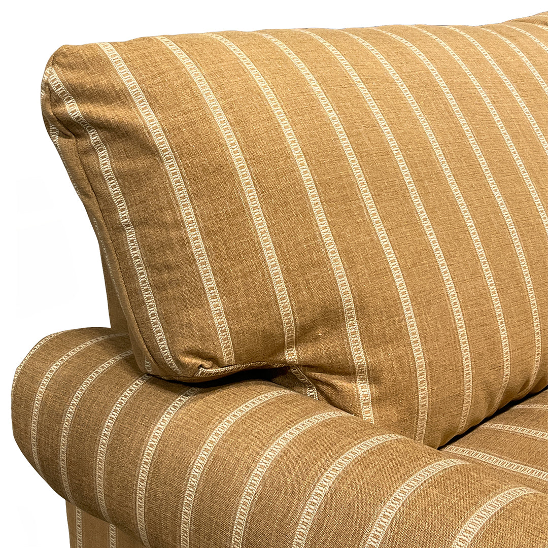 Meadowlark Loveseat from Michael Nicholas Designs in Brown Chenille with Accent Pillows, Hardwood Frame, Made in USA - Additional view 9