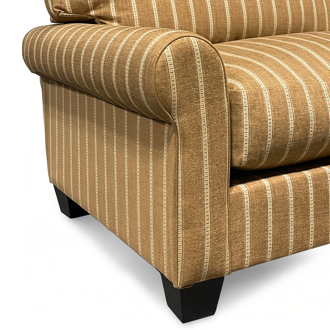 Meadowlark Chair and a Half from Michael Nicholas Designs in Brown Chenille, Made in USA - Additional view 8