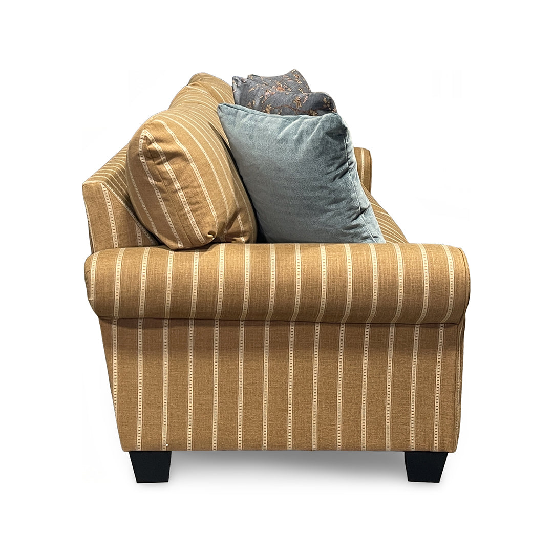 Meadowlark Sofa from Michael Nicholas Designs in Brown Chenille with Accent Pillows, Hardwood Frame, Made in USA - Additional view 4