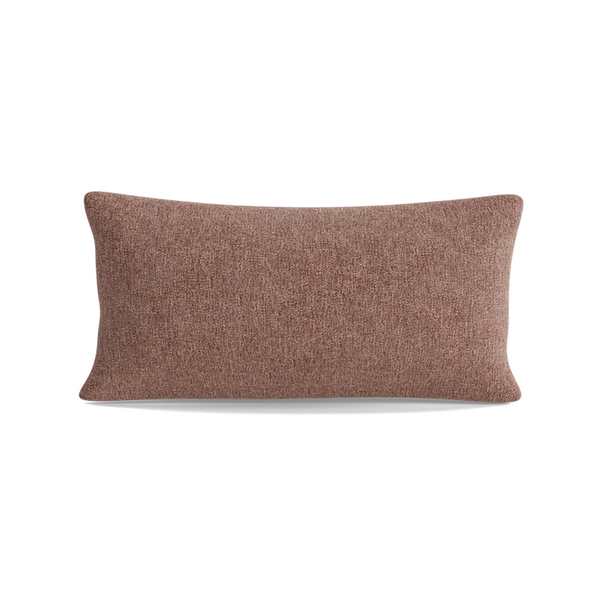 Joybird mauve pink lumbar accent throw pillow