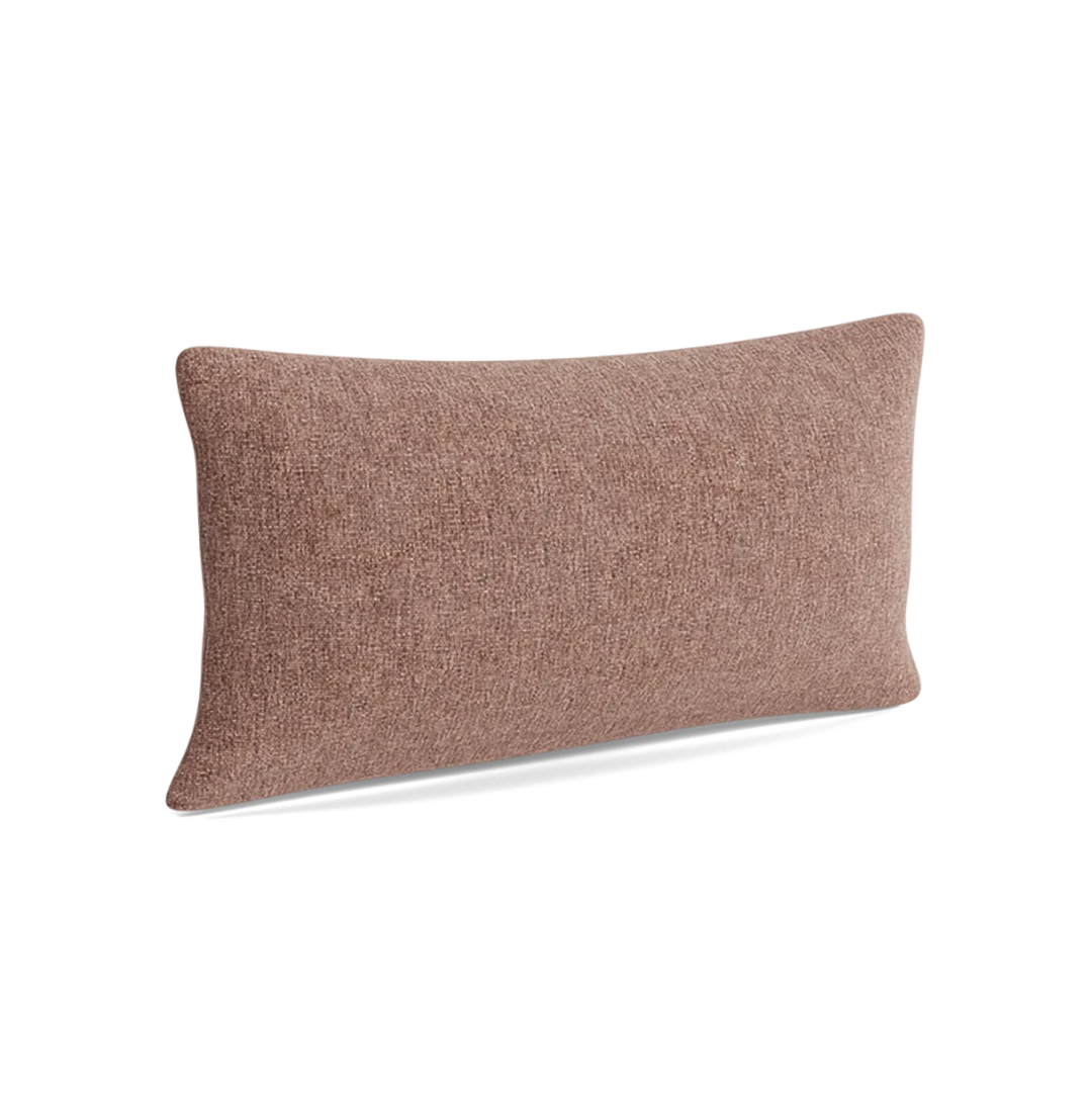 Joybird mauve pink lumbar accent throw pillow