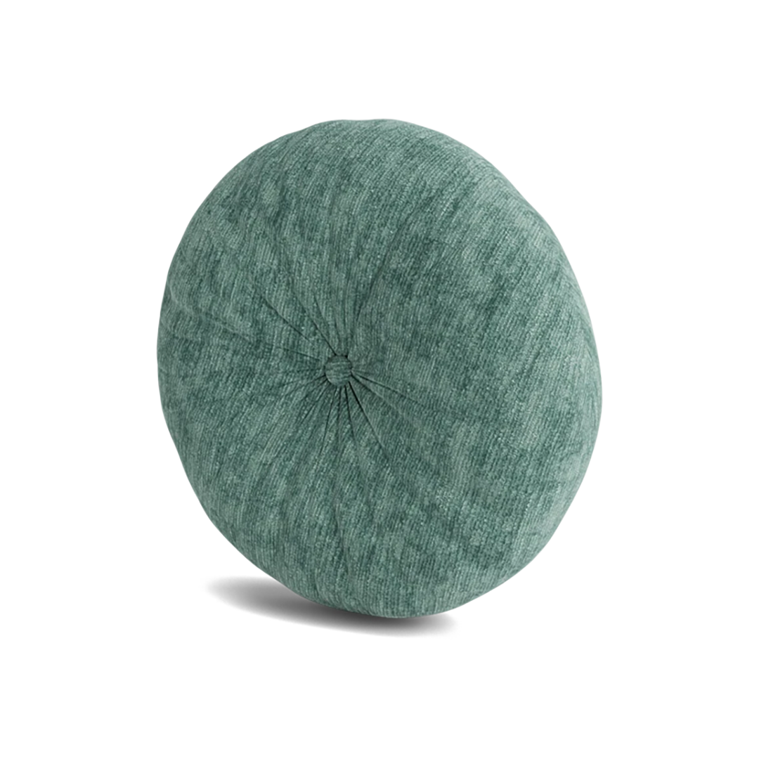 Minka Caribbean Blue Round Accent Pillow
