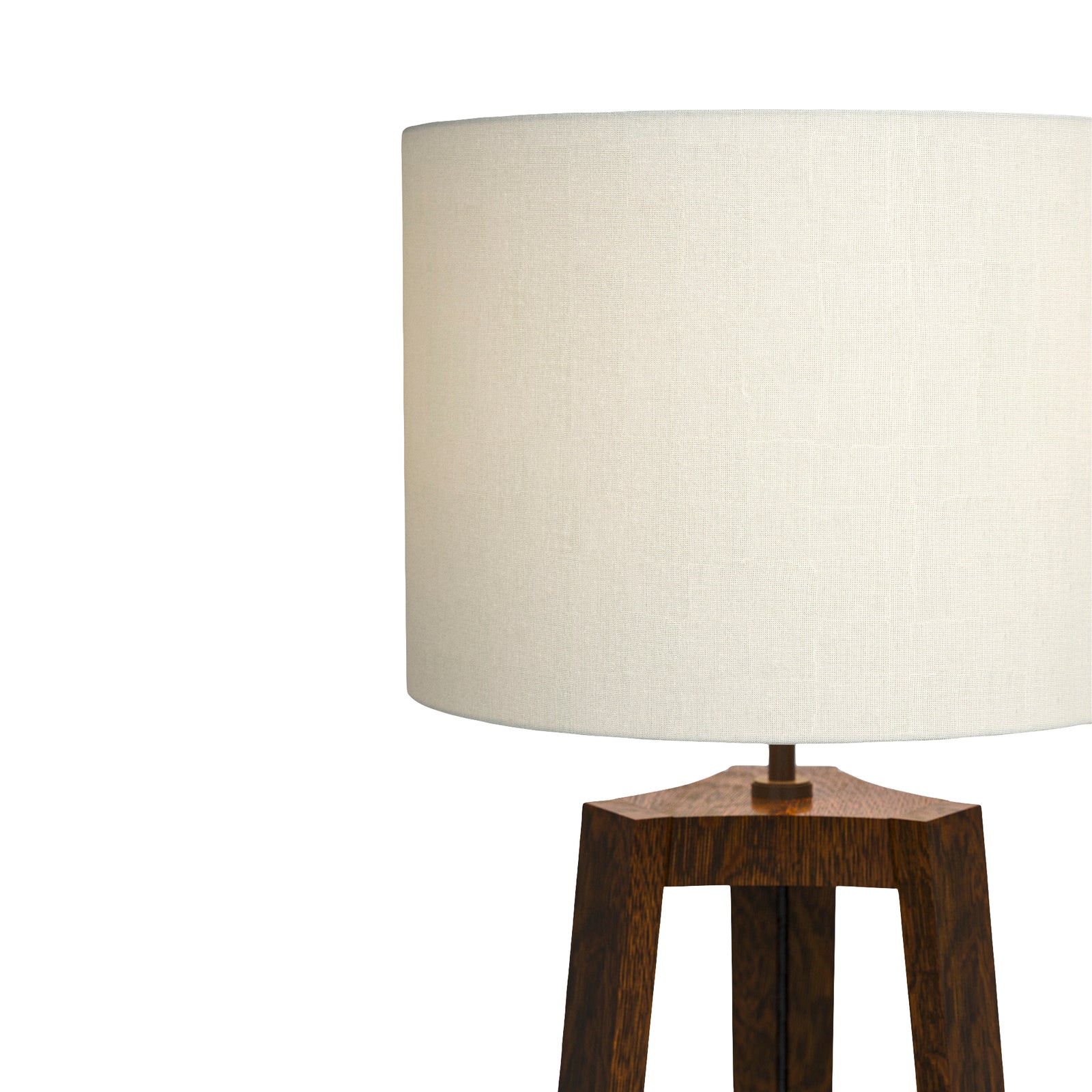 Mission Floor Lamp from L and J.G. Stickley Inc in Brown Solid Wood, Made in USA - Additional view 5