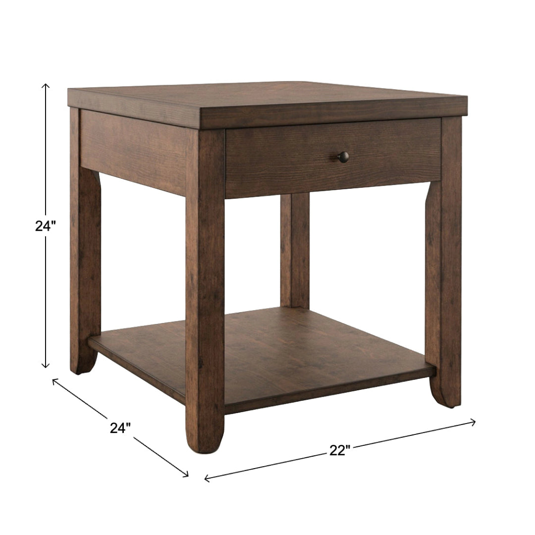 Brown Mitchell End Table from Liberty Furniture - Additional view 8