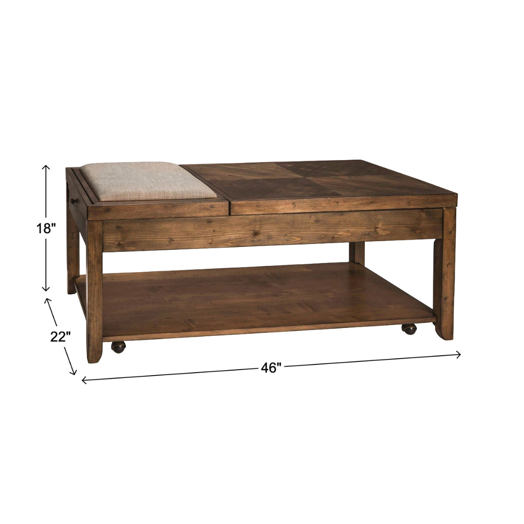 Brown Mitchell Cocktail Table from Liberty Furniture - Additional view 10