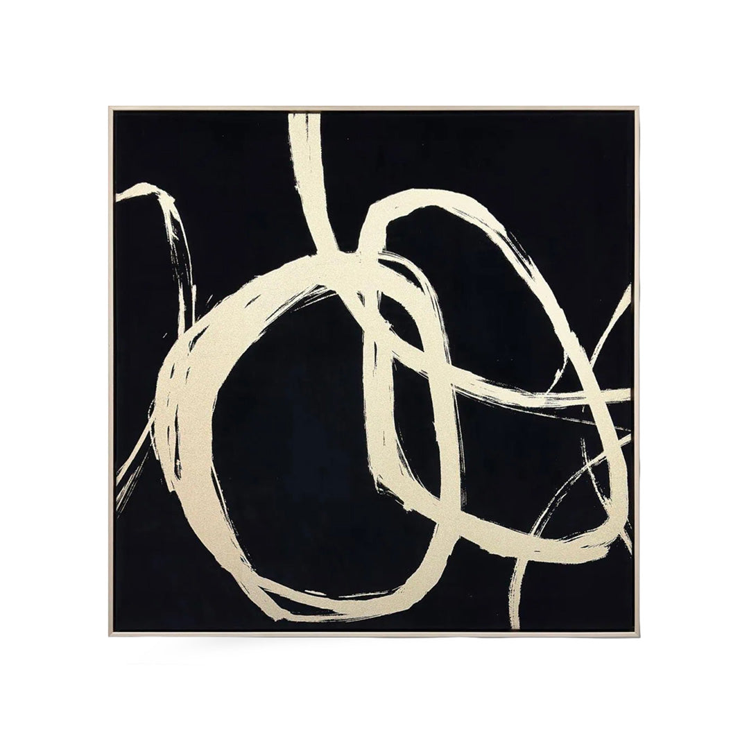 Monochrome Kinetic Swirl