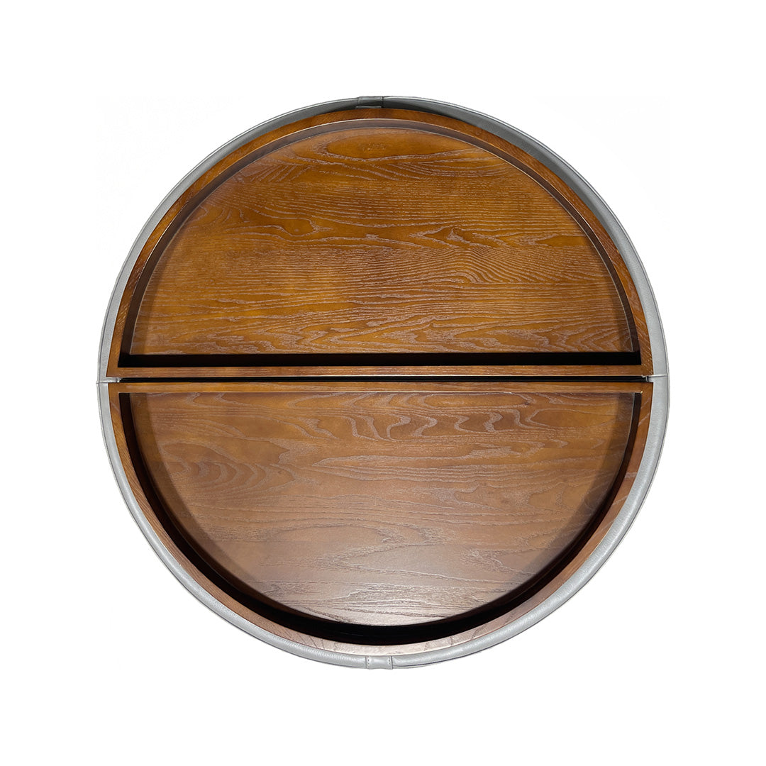 Montana Leather Storage Ottoman