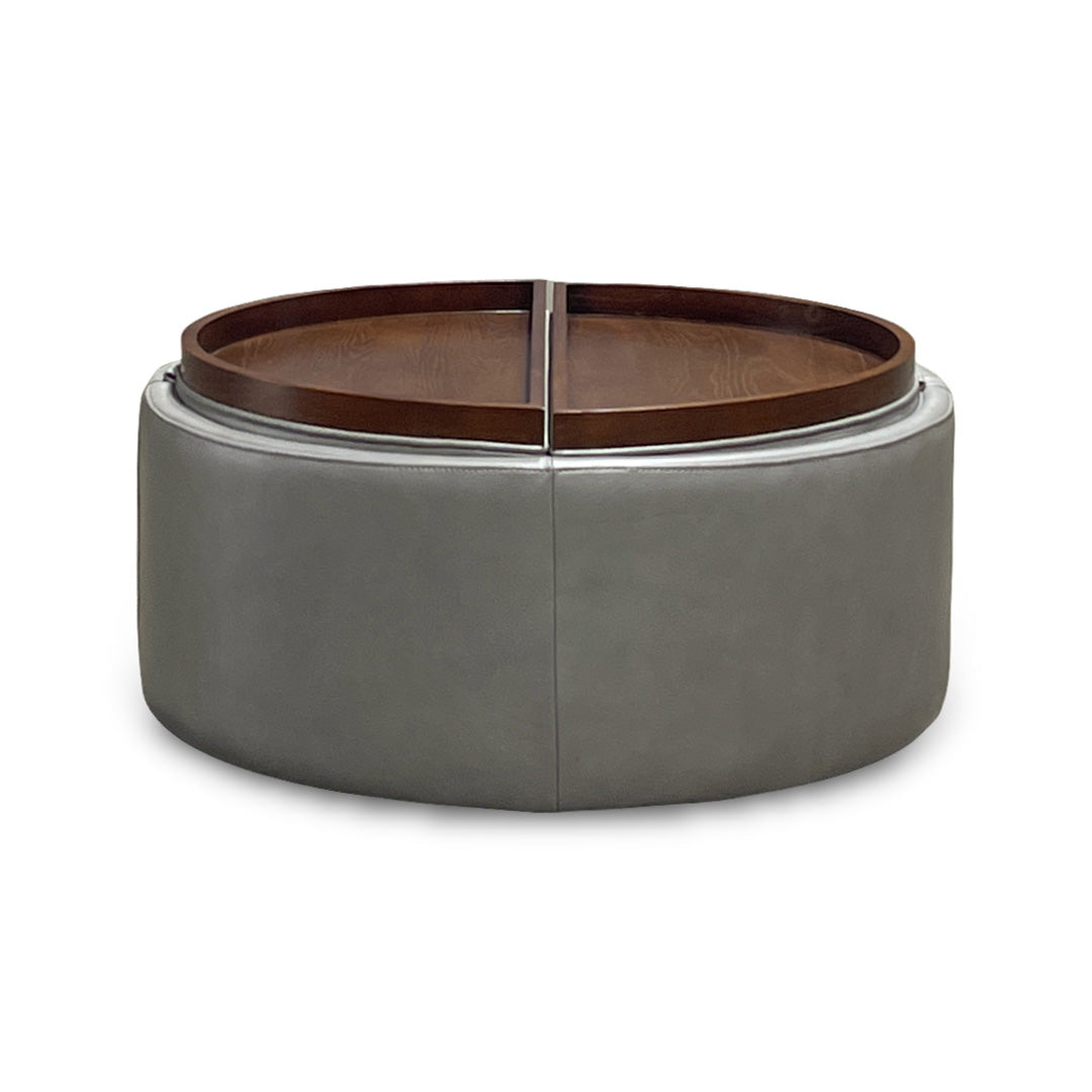 Montana Leather Storage Ottoman