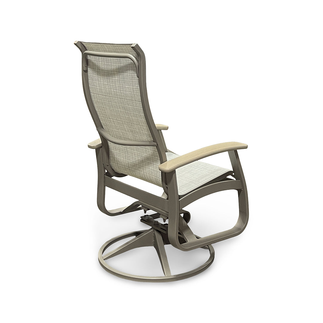 Montego Outdoor Sling Swivel Chair