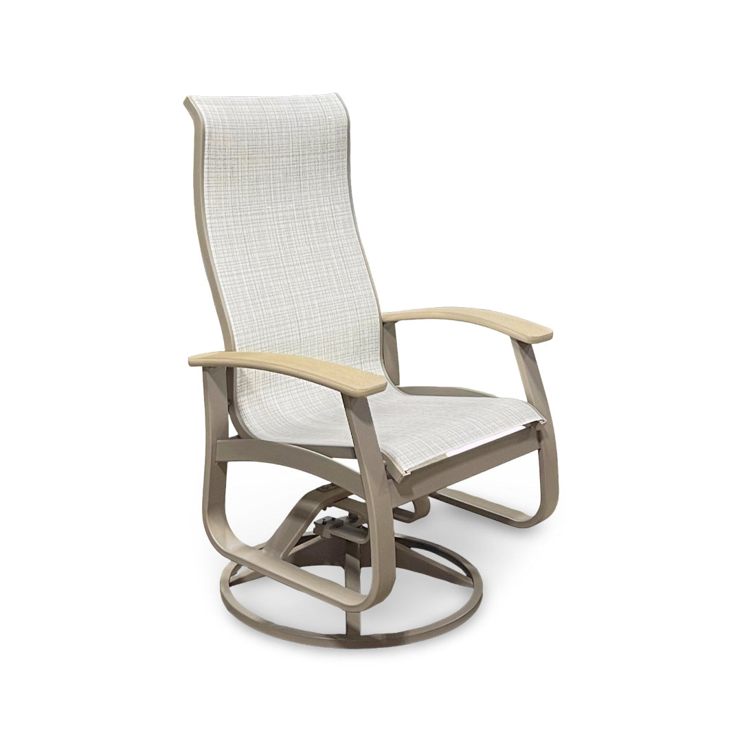 Montego Outdoor Sling Swivel Chair