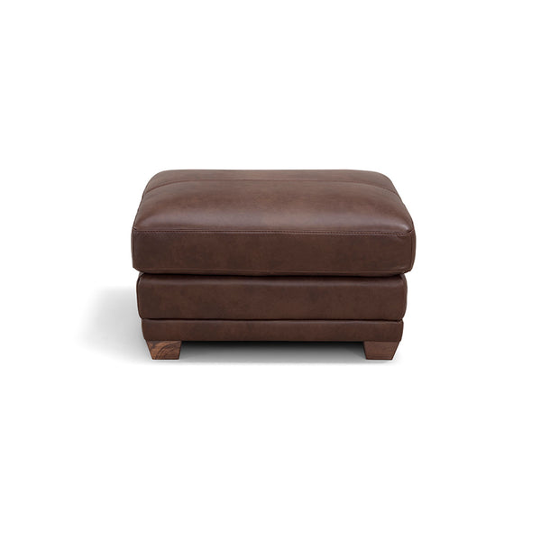Livorno Leather Small Ottoman