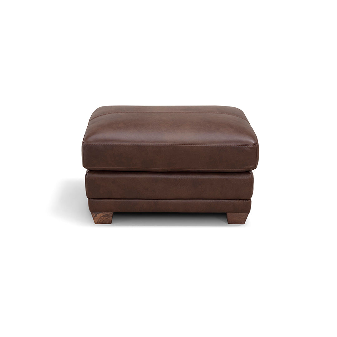 Livorno Leather Small Ottoman