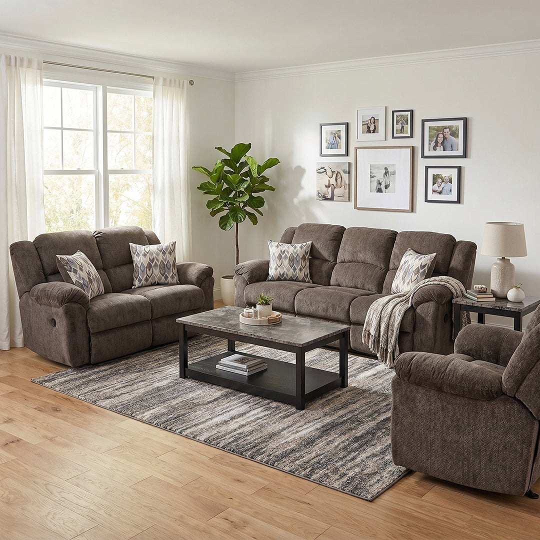 Newport Reclining Sofa and Loveseat