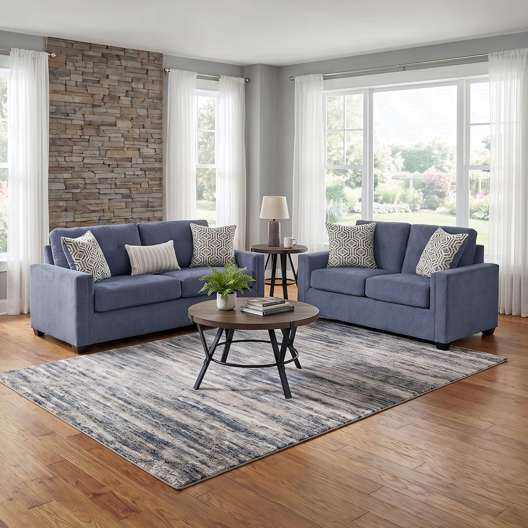 North Sofa and Loveseat