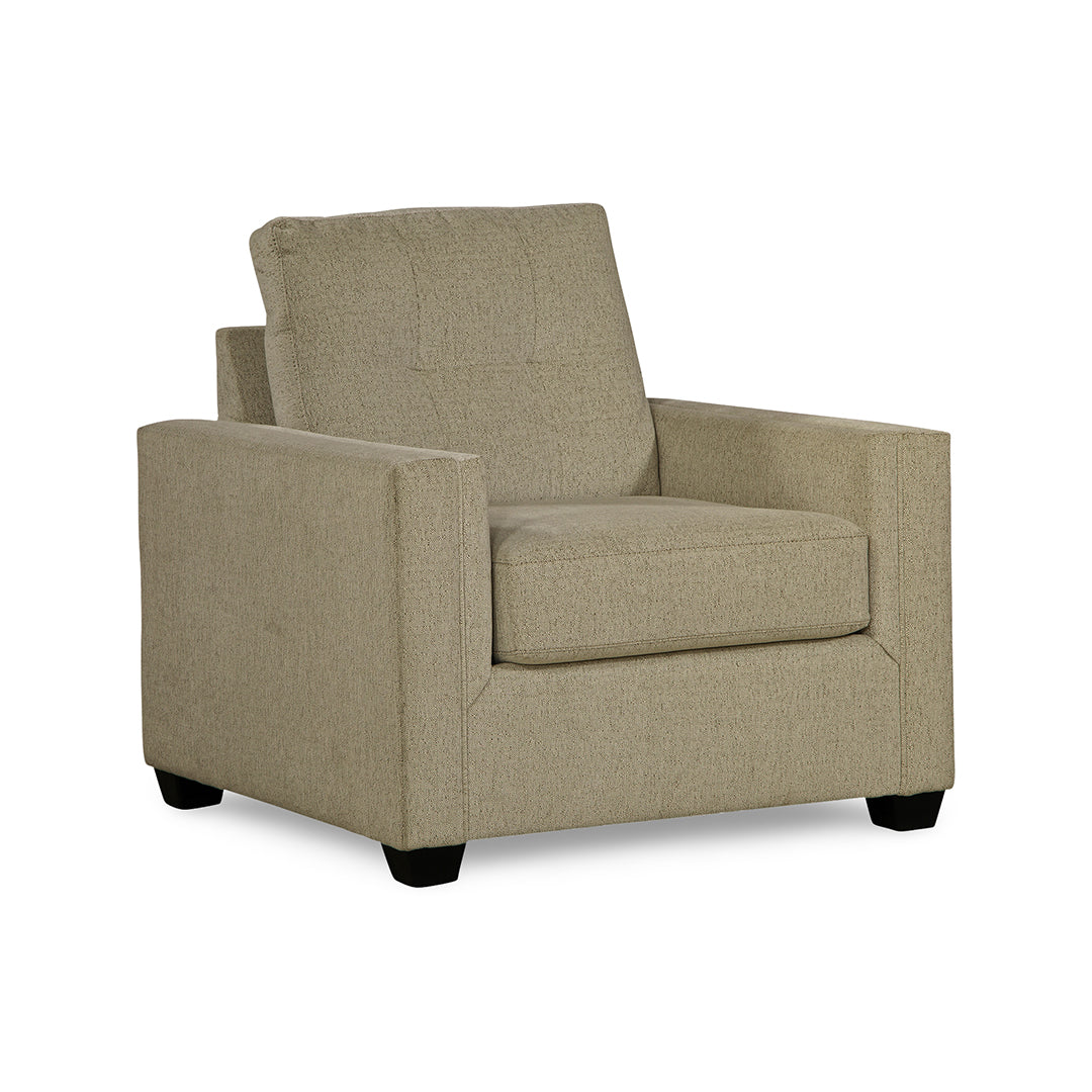 North Sofa and Chair from Washington with Accent Pillows, Reversible Cushions, Made in USA - Green finish