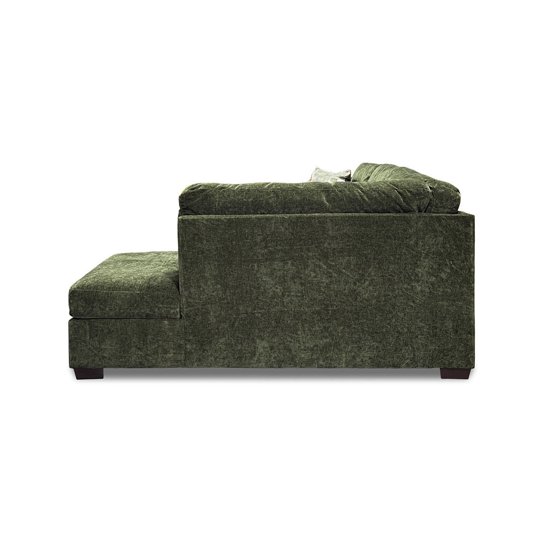 Olivia Sectional (2-Piece) from Peak Living in Green Polyester - Additional view 17