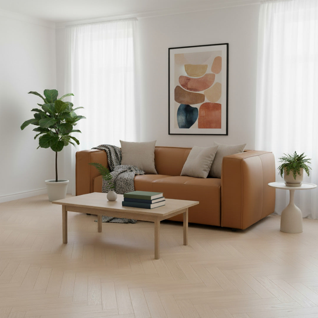 Oslo Leather Loveseat