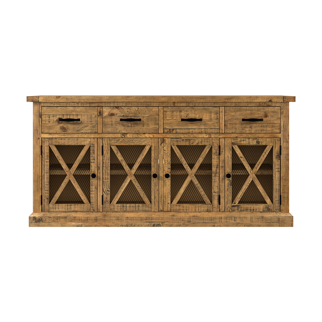 Brown Telluride Sideboard from Jofran - Alternate angle