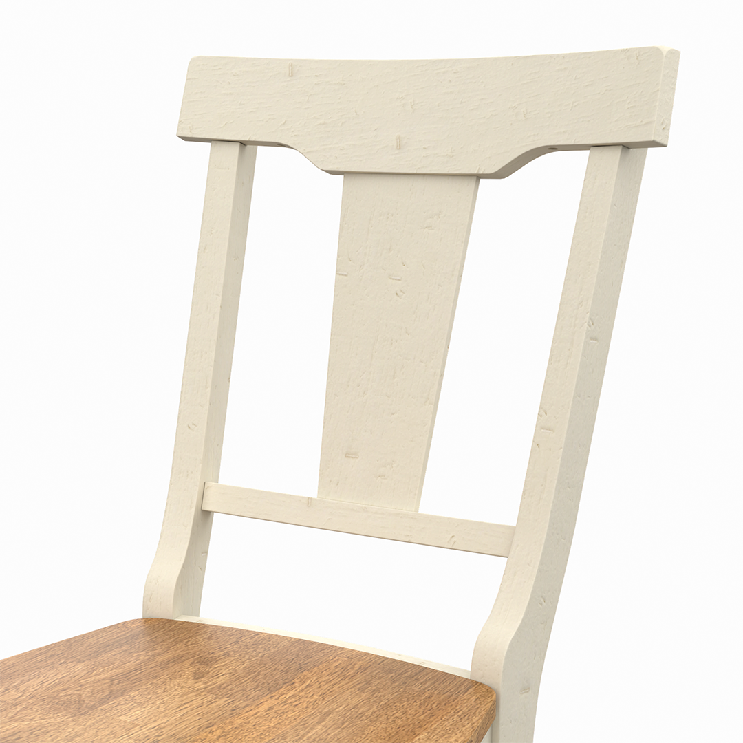 White Solid wood Banks Dining Set (5pc) from John Thomas (Whitewood IND) - Additional view 16
