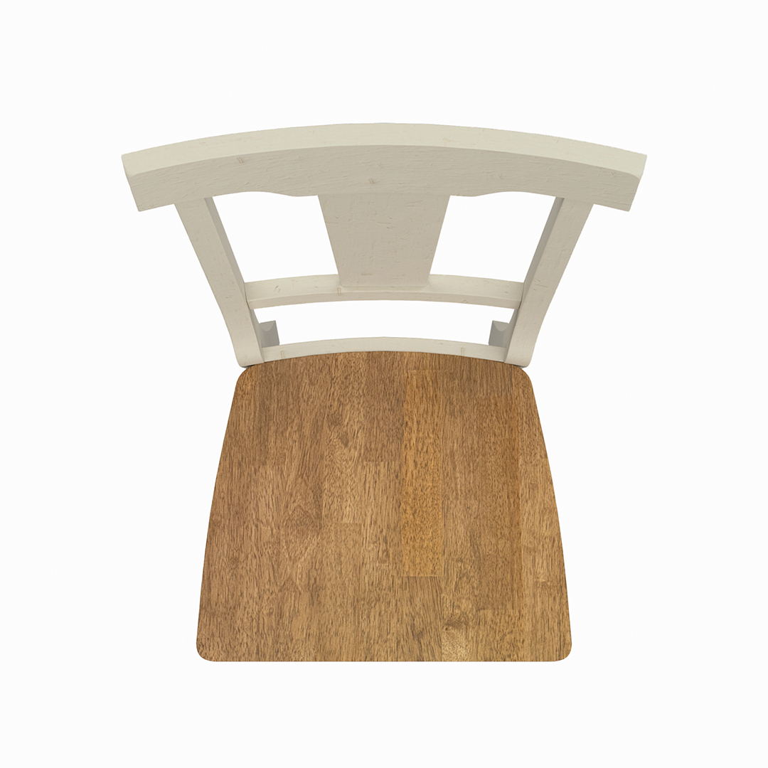 White Solid wood Banks Dining Set (5pc) from John Thomas (Whitewood IND) - Additional view 15