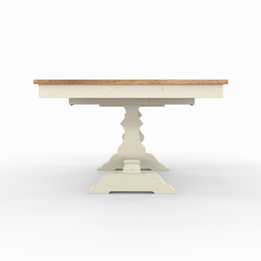 White Solid wood Banks Dining Set (5pc) from John Thomas (Whitewood IND) - Additional view 5