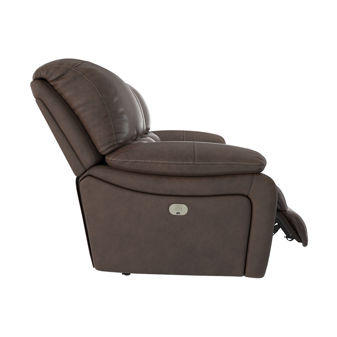 Dylan Leather Power Sofa