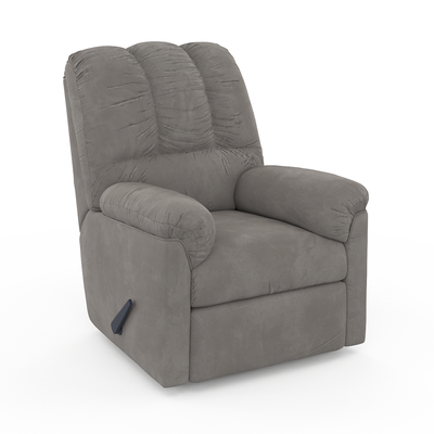 Darcy Rocker Recliner in gray with manual recline from Signature Design by Ashley