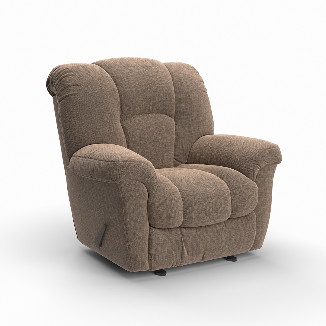 Equalizer Rocker Recliner from Home Stretch in Fabric with Manual Recline, Made in USA - Additional view 10